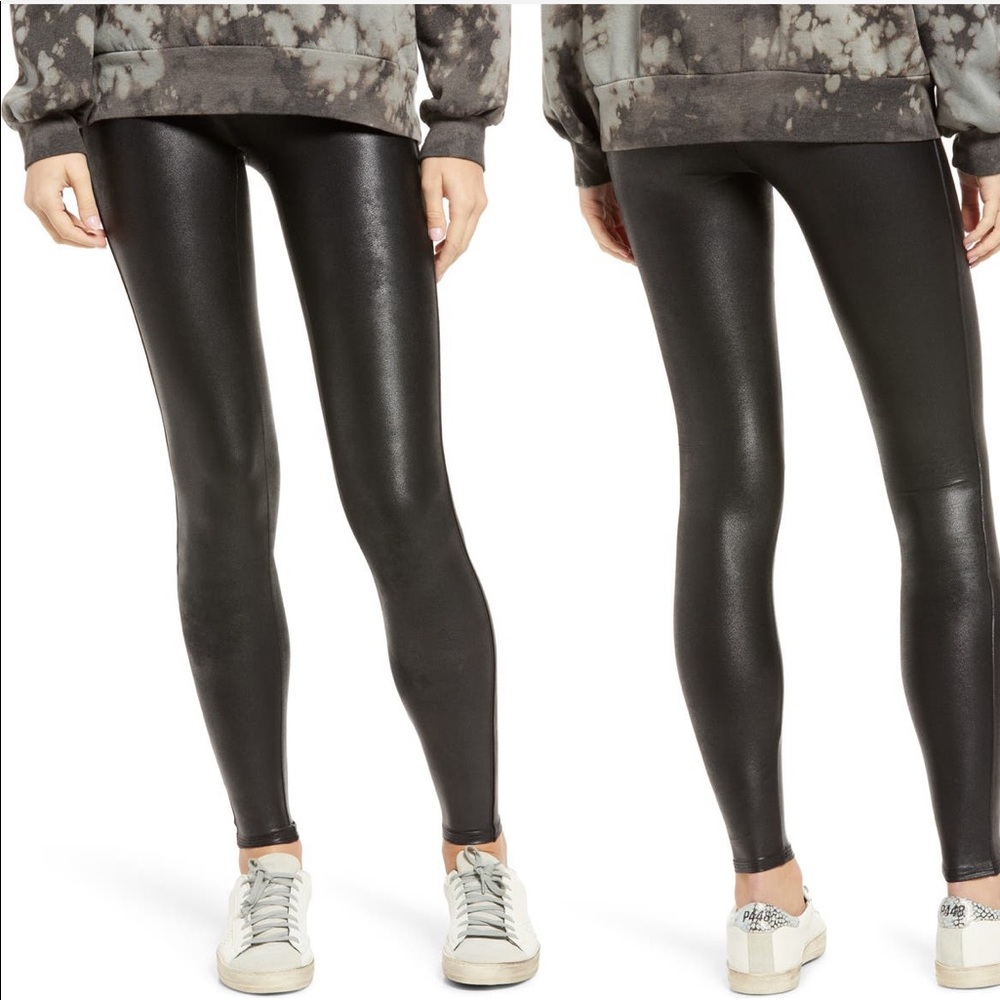 Spanx Faux Leather Leggings